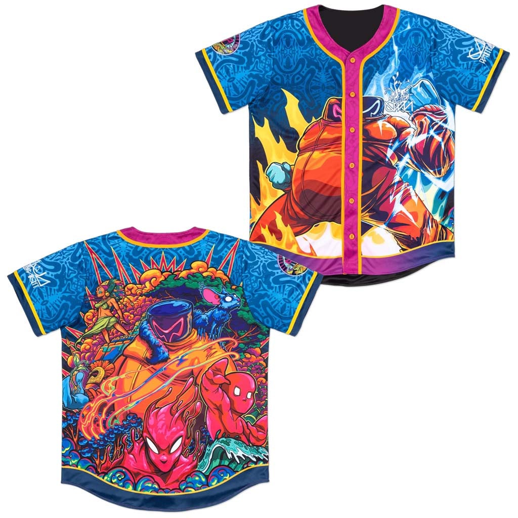 Ganja White Night Merch Dark Wobble vs Mr Wobble Baseball Jersey Good Gifts For Husband