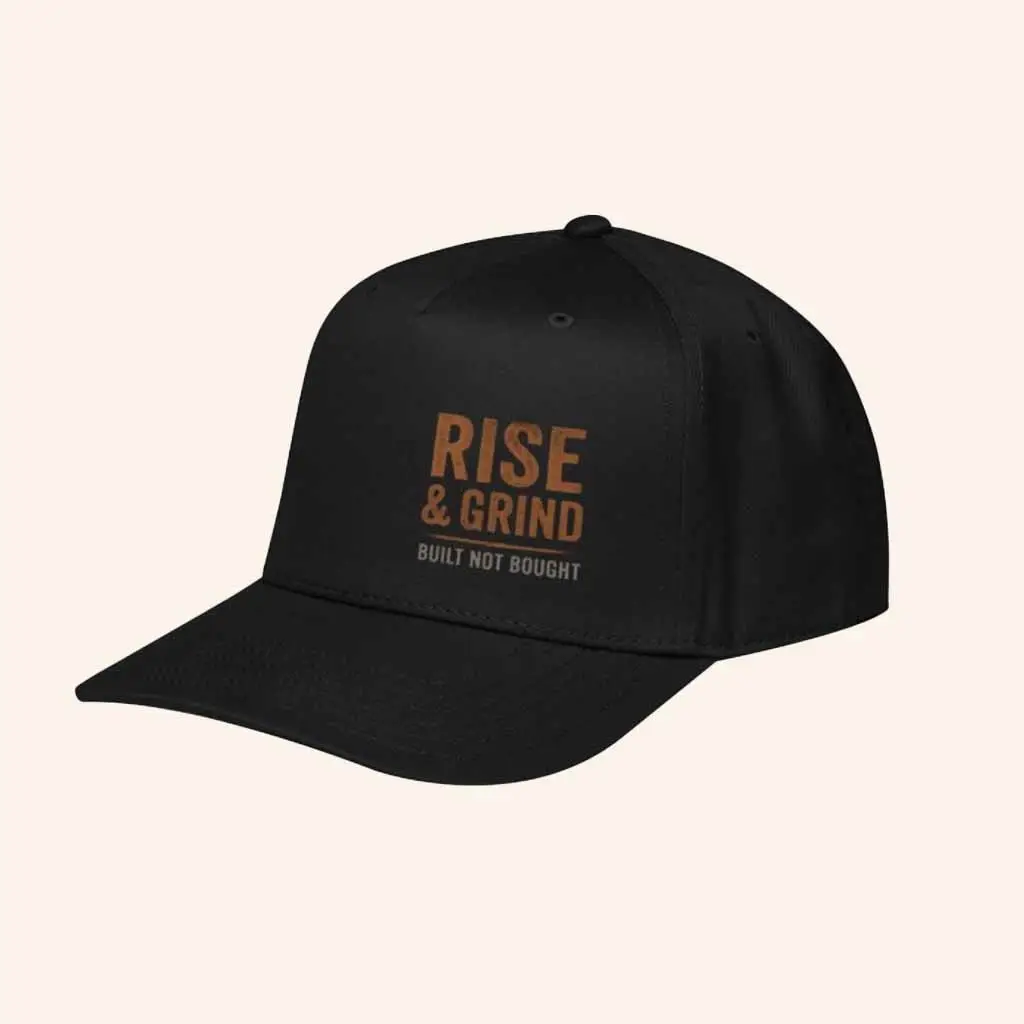 Gannon Merch Rise And Grind Hat Built Not Bought Cap Gifts For Brothers -WearandDecor
