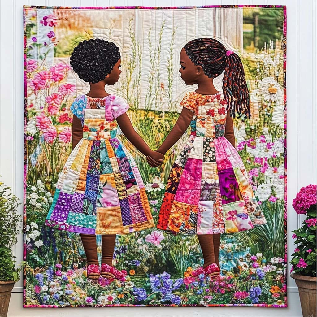 Garden Bond Quilted Blanket Christmas Room Decor Best African American Gifts