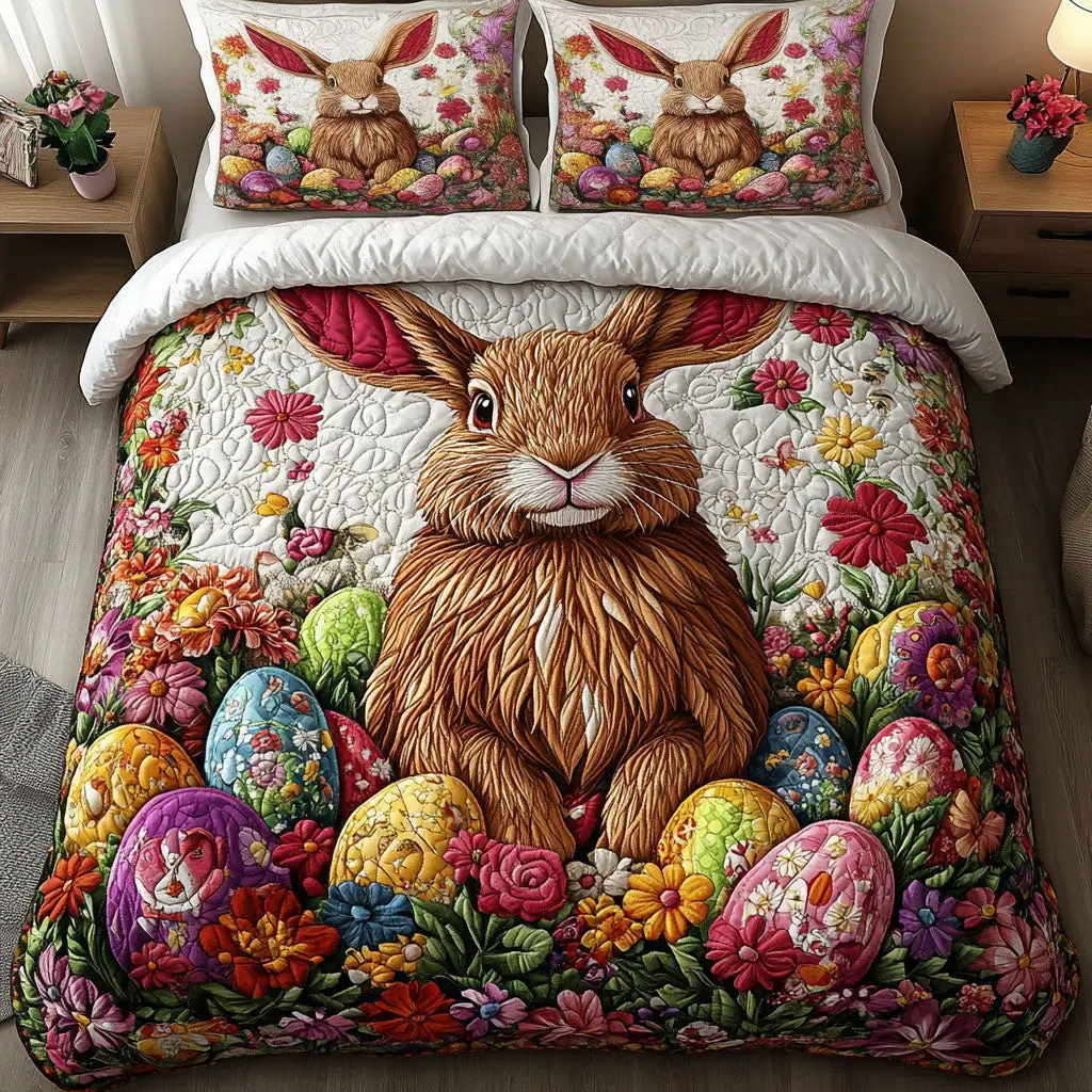 Garden Delight Quilted Bedding Set Bed Decor Ideas Cute Easter Gifts For Teen Garden Delight Quilted Bedding Set Bed Decor Ideas Cute Easter Gifts For Teen - Image 1