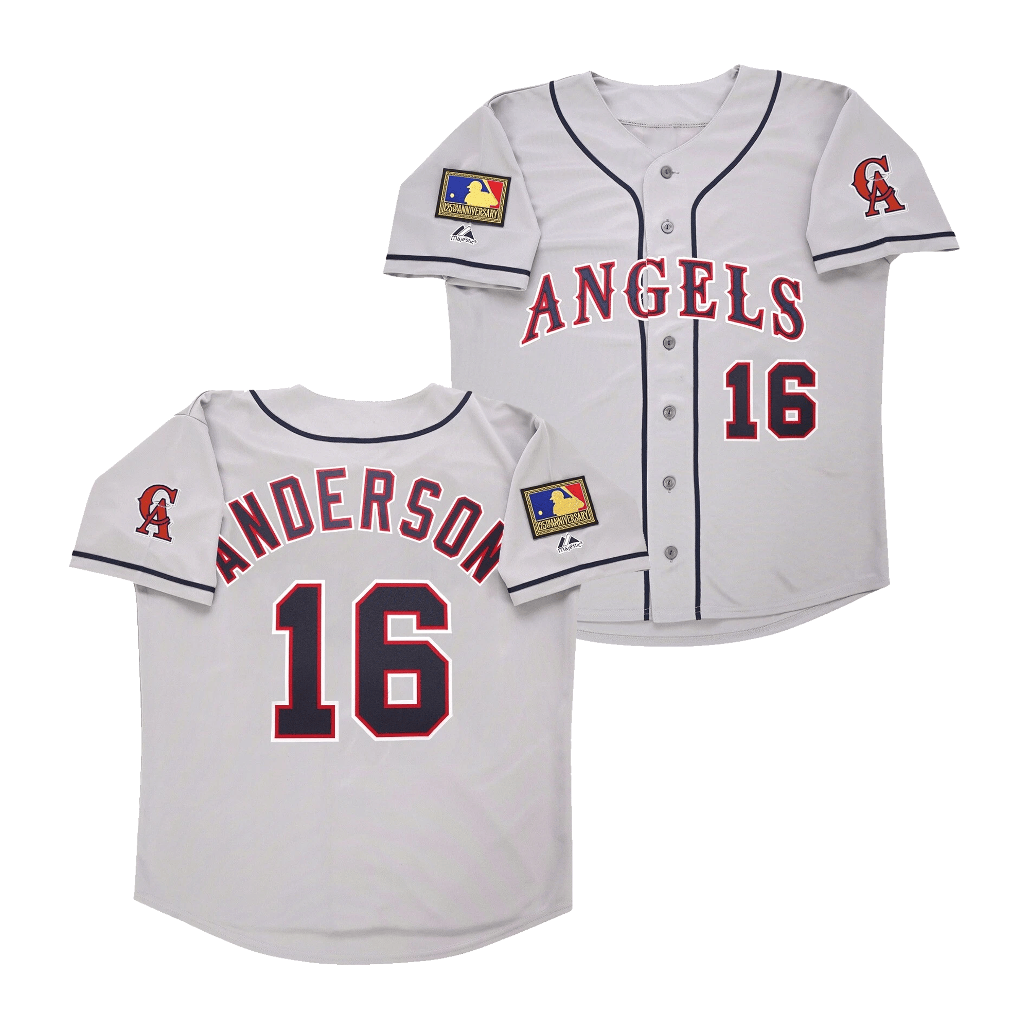 Garret Anderson 1994 California Angels Grey Jersey Tribute Gift for Baseball Fans
