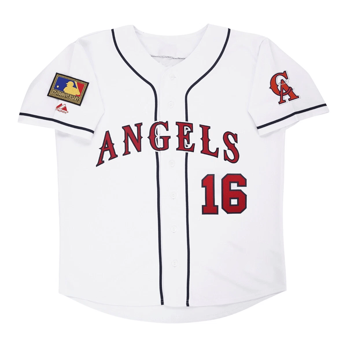 Garret Anderson 1994 California Angels Men's Home White Jersey Tribute Gift for Fans