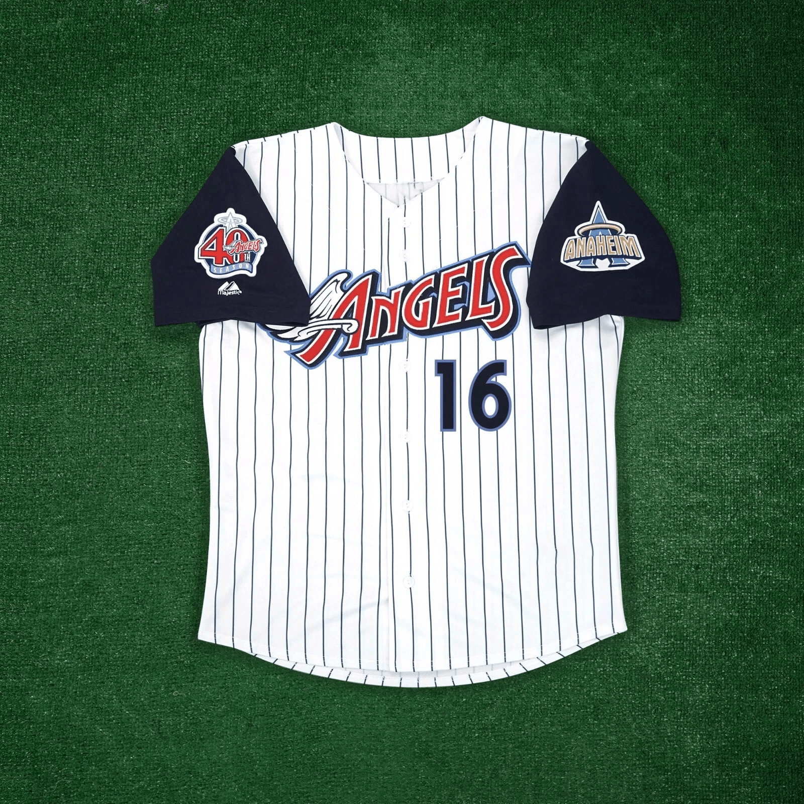 Garret Anderson 2000 Anaheim LA City Angel World Series Jersey Tribute Gift Ideas