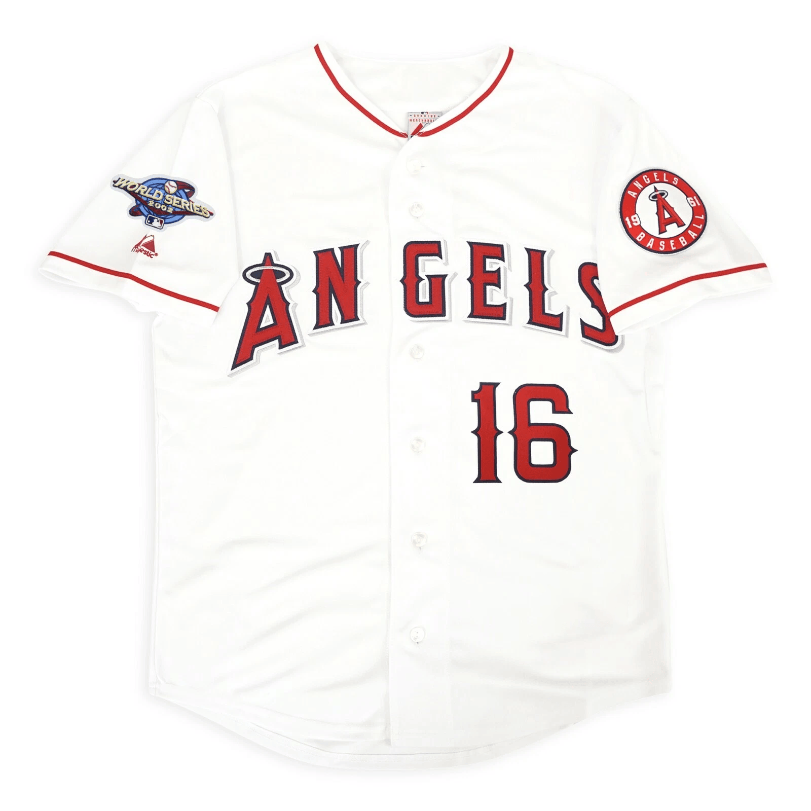 Garret Anderson 2002 Anaheim LA Angels World Series Home & Road Men's Jersey Tribute Gift