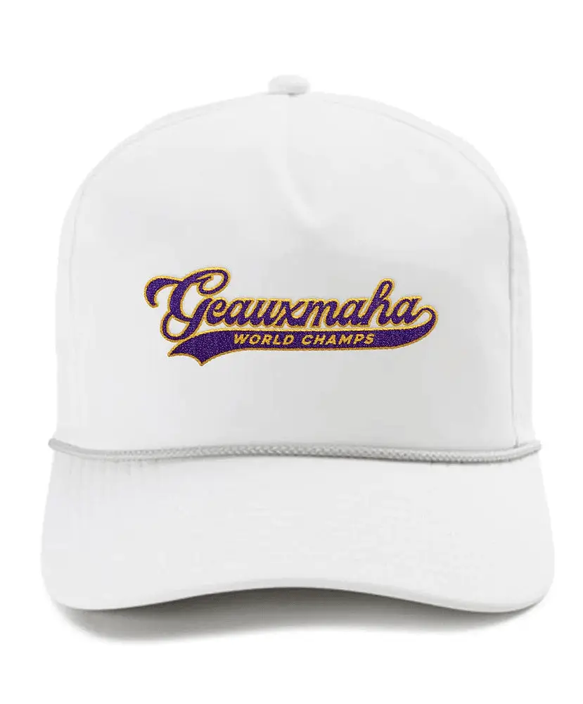 Geauxmaha Hat World Champs Theme Baseball Cap Gift Idea For Sports Loving Father Or Coach -WearandDecor Geauxmaha Hat World Champs Theme Baseball Cap Gift Idea For Sports Loving Father Or Coach -WearandDecor - Image 1