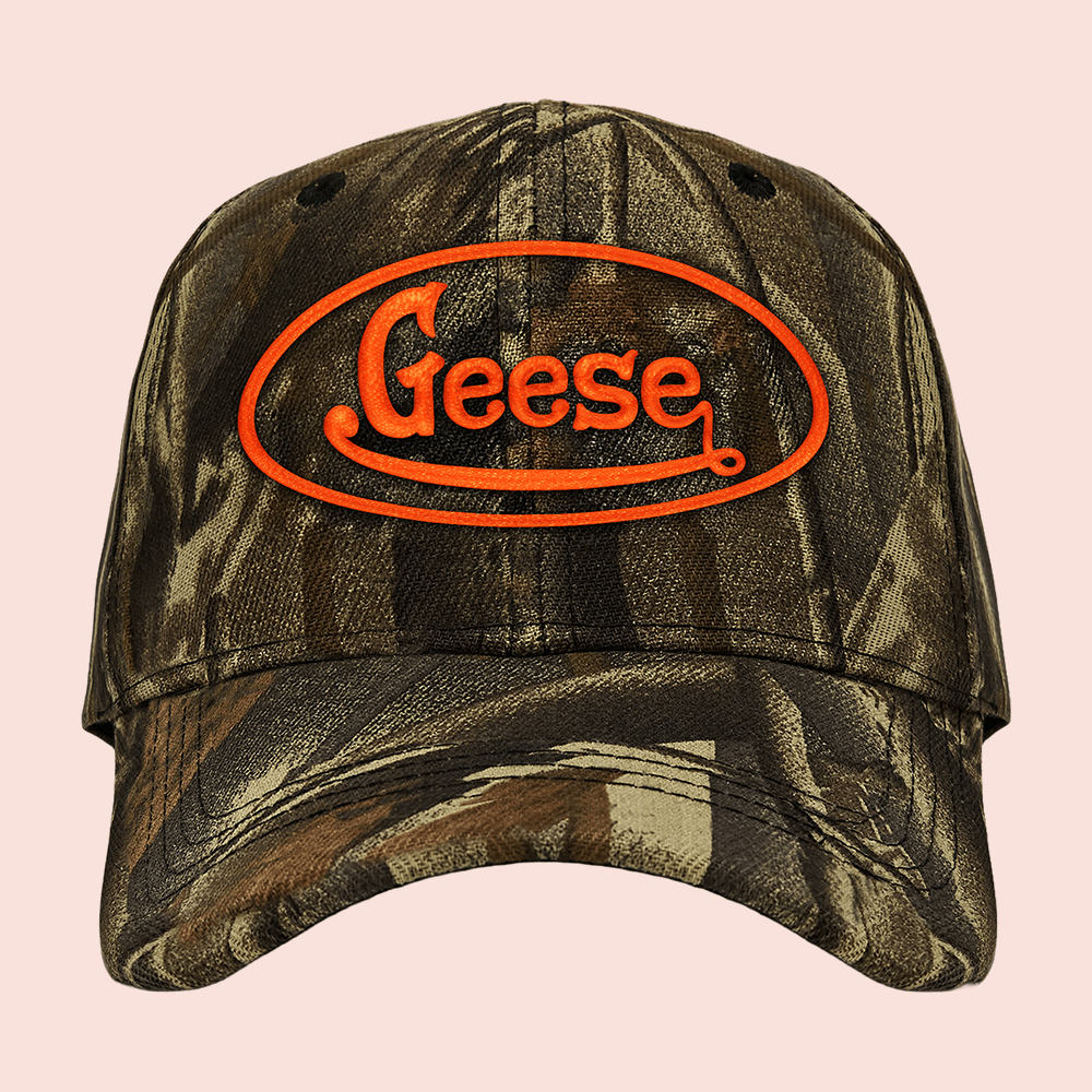 Geese Merch Von Rip Camo Hat Geese Band Merch Presents For Rock Music Lovers