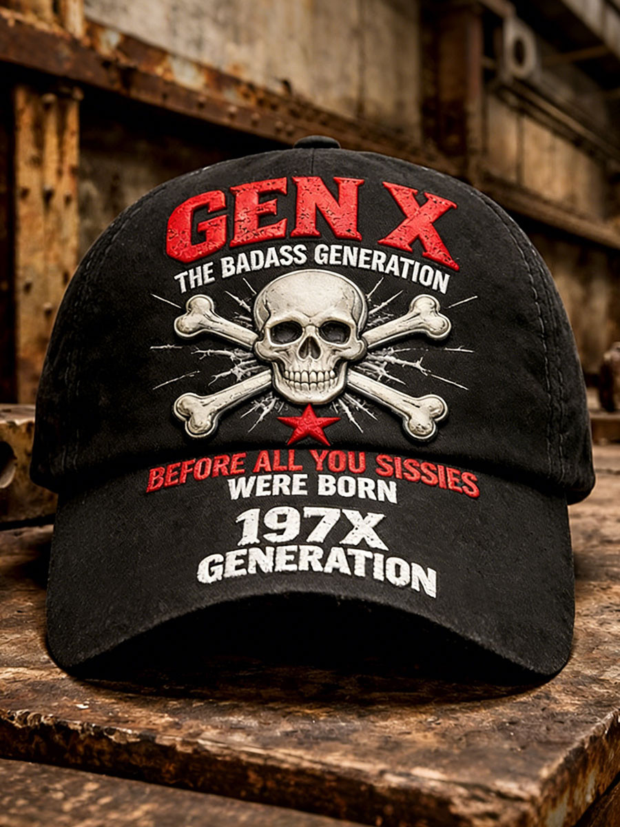 Gen X The Badass Generation Baseball Cap Before All You Sisters Were Born 197X Hat Gift Ideas Gen X The Badass Generation Baseball Cap Before All You Sisters Were Born 197X Hat Gift Ideas - Image 1