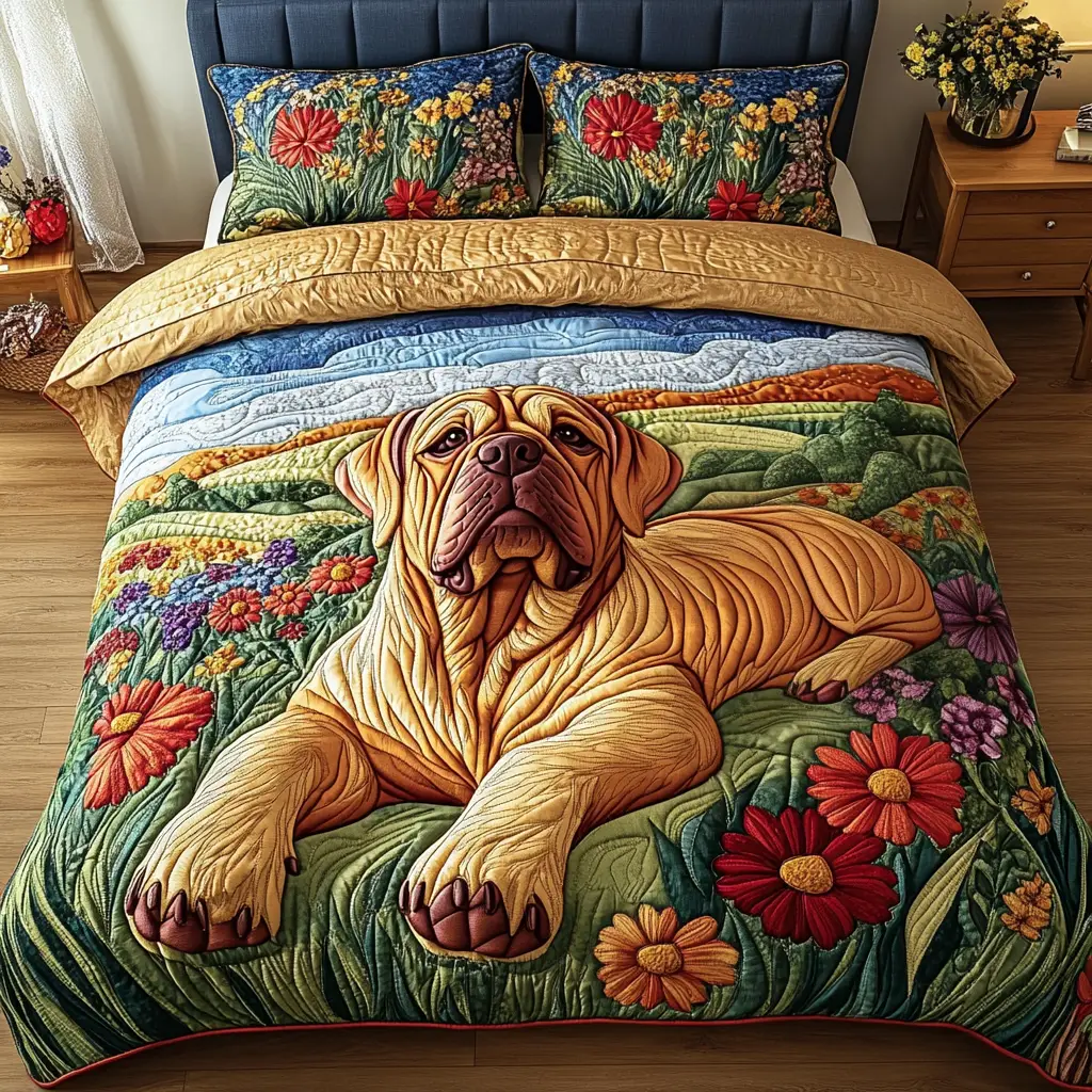 Gentle Giant Quilted Bedding Set Meaningful Home Gift for Special Occasions