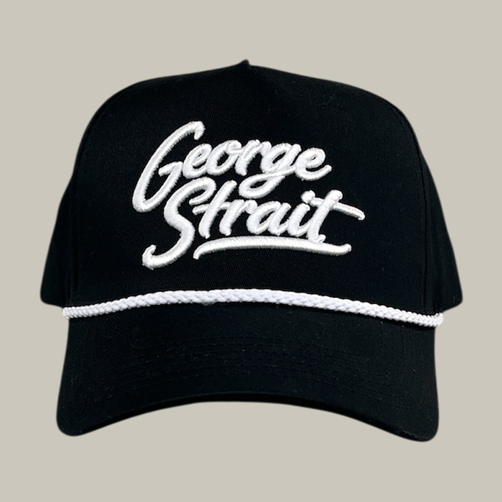 George Strait Logo Rope Hat Country Music Merch George Strait Lover Gift For Girlfriend