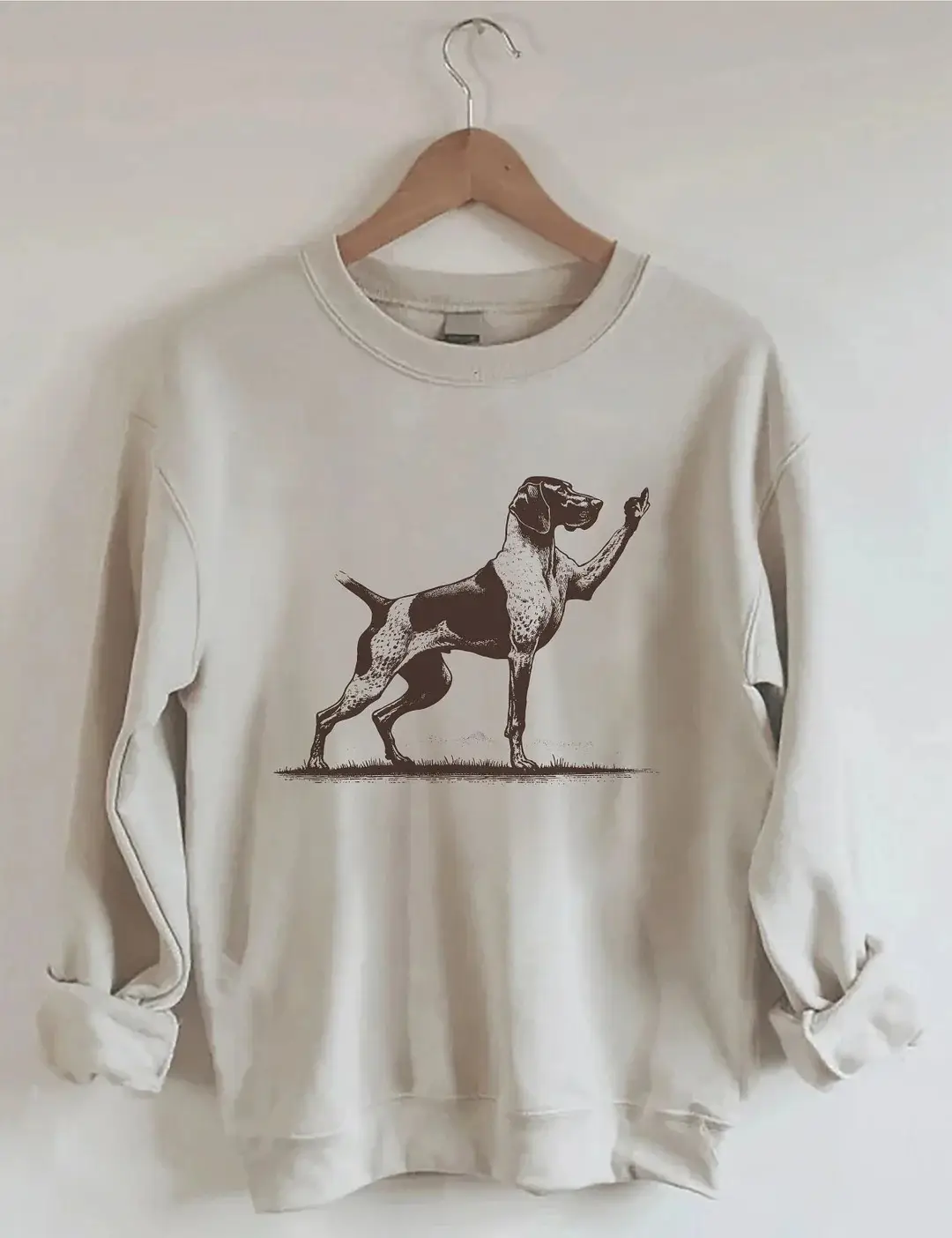 German Shorthaired Rude Pointer Dog Sweatshirt Funny Dog Meme Shirt Gifts For Her
