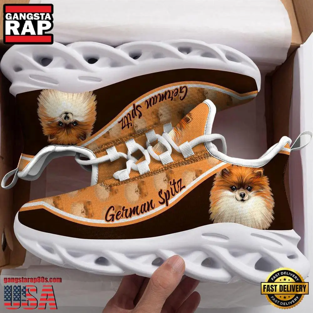 German Spitz Dogs Lover Air Max Shoes Air Cushion Sneakers, Running Sneakers