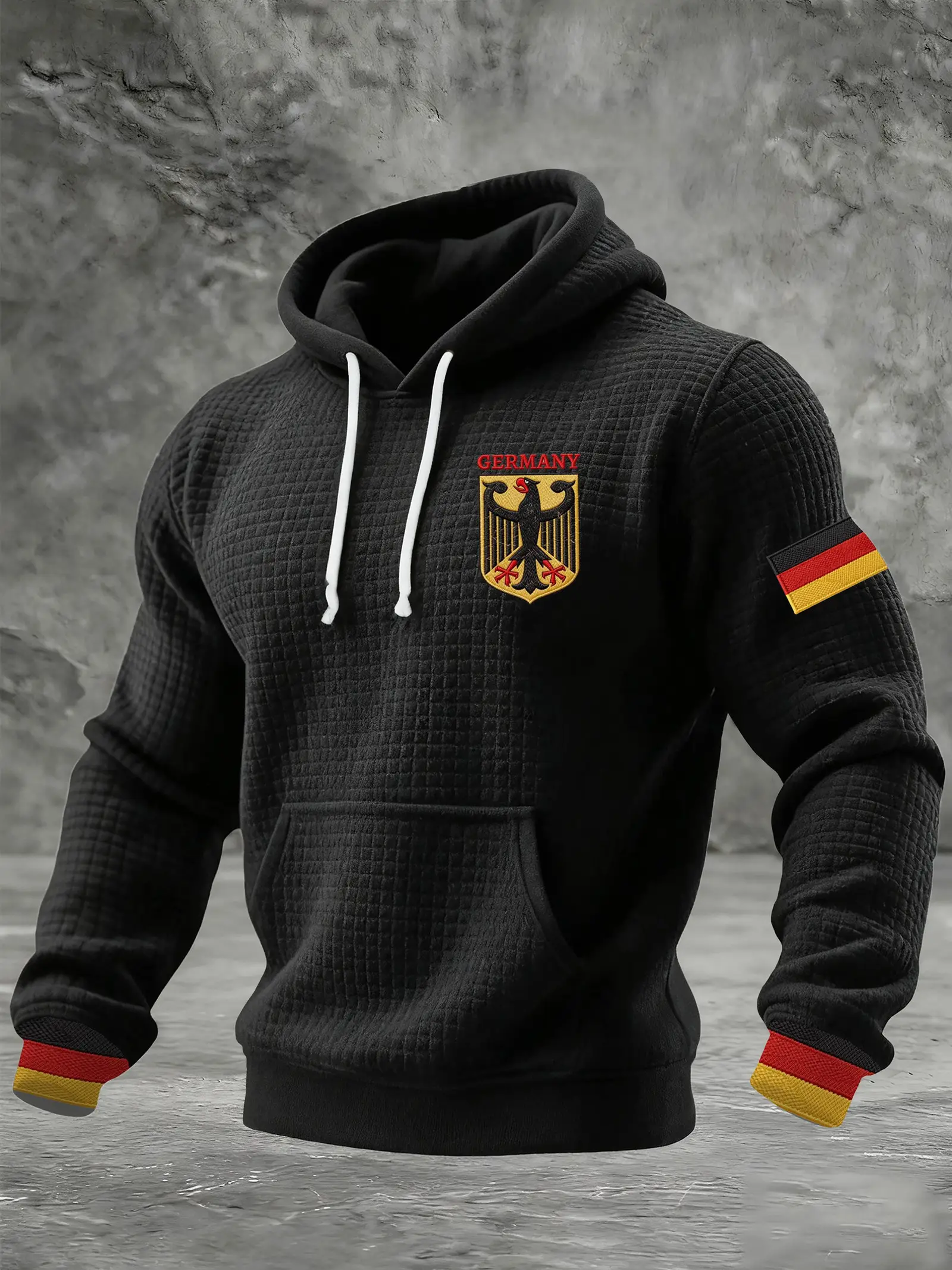 Germany Soccer World Cup 2026 Merch Germany Crest Hoodie FIFA World Cup Merch Black