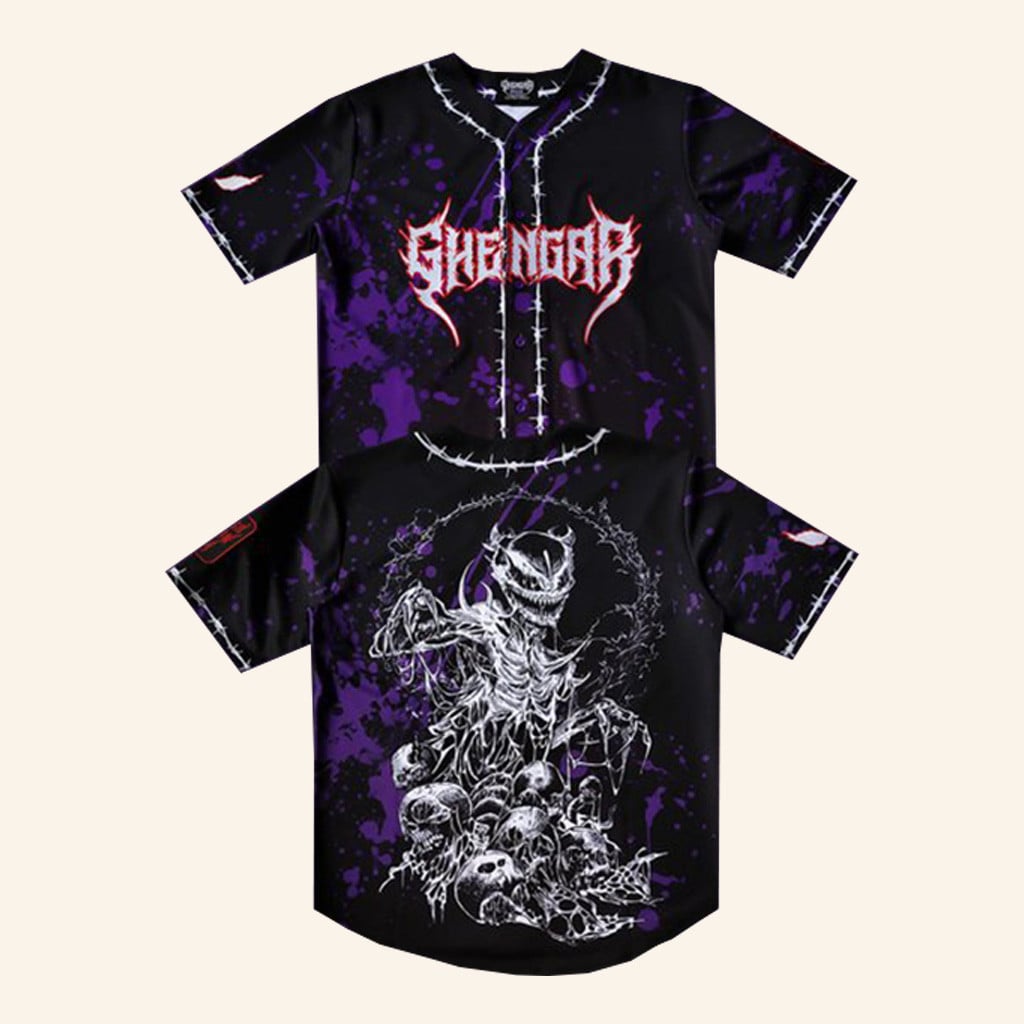 Ghengar Merch Ghastly X Ghengar Double Jersey Cool Gifts For Music Lovers -WearandDecor