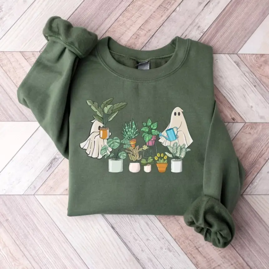 Ghost Plant Sweatshirt Funny Clothing Great Holiday Gifts For The Loved One