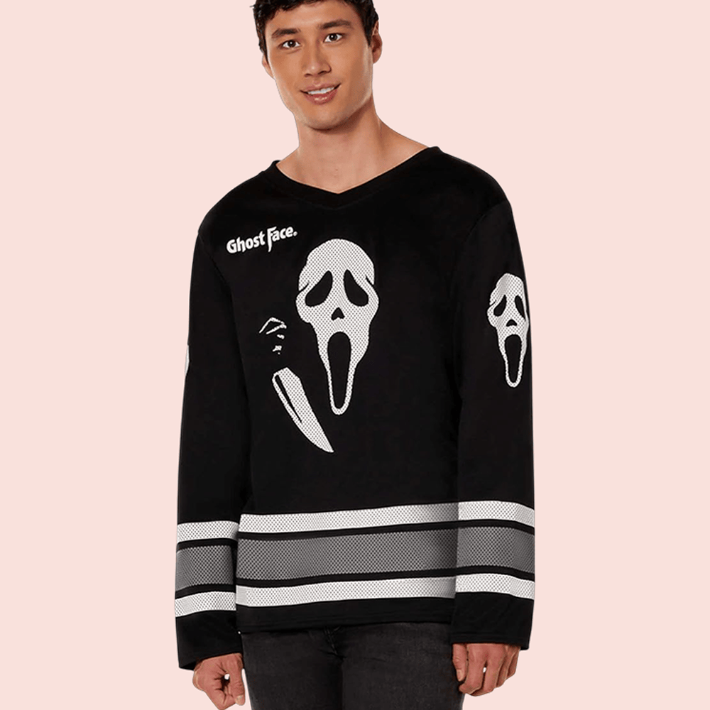 Ghostface Merch Scream Hockey Jersey Best Gifts For Horror Movie Lovers