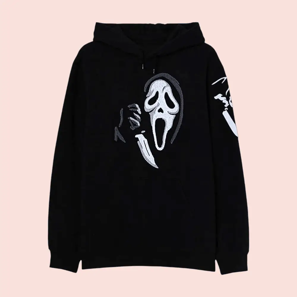 Ghostface Merch Scream Hoodie Ghostface Clothing Gift Ideas For Horror Fans