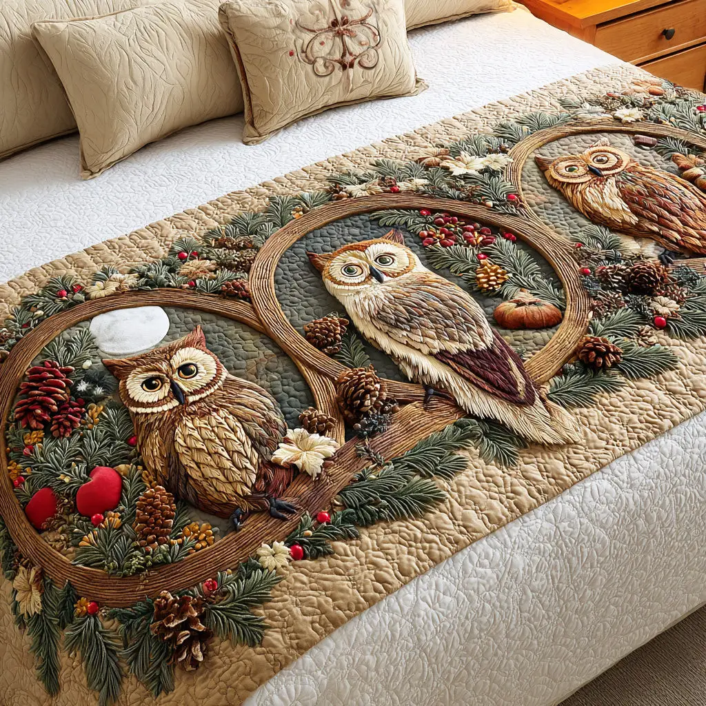 Gift of Wisdom Quilted Bed Runner Wisdom-Inspired Theme Christian Gift