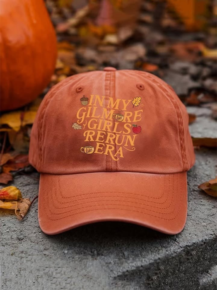 Gilmore Girls 25th Anniversary Hat In My Gilmore Girls Rerun Era Ball Cap Stars Hollow Merch Gilmore Girls 25th Anniversary Hat In My Gilmore Girls Rerun Era Ball Cap Stars Hollow Merch - Image 1