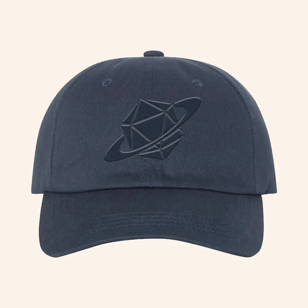 Glass Cannon Network Merch Planet Die Navy Stealth Embroidered Hat Gifts For Dad -WearandDecor