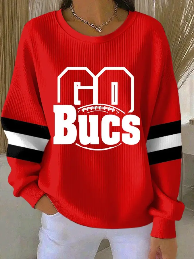 Go Bucs Tampa Bay Buccaneers Sweatshirt Game Day Merch Tampa Bay Buccaneers Gift Shop