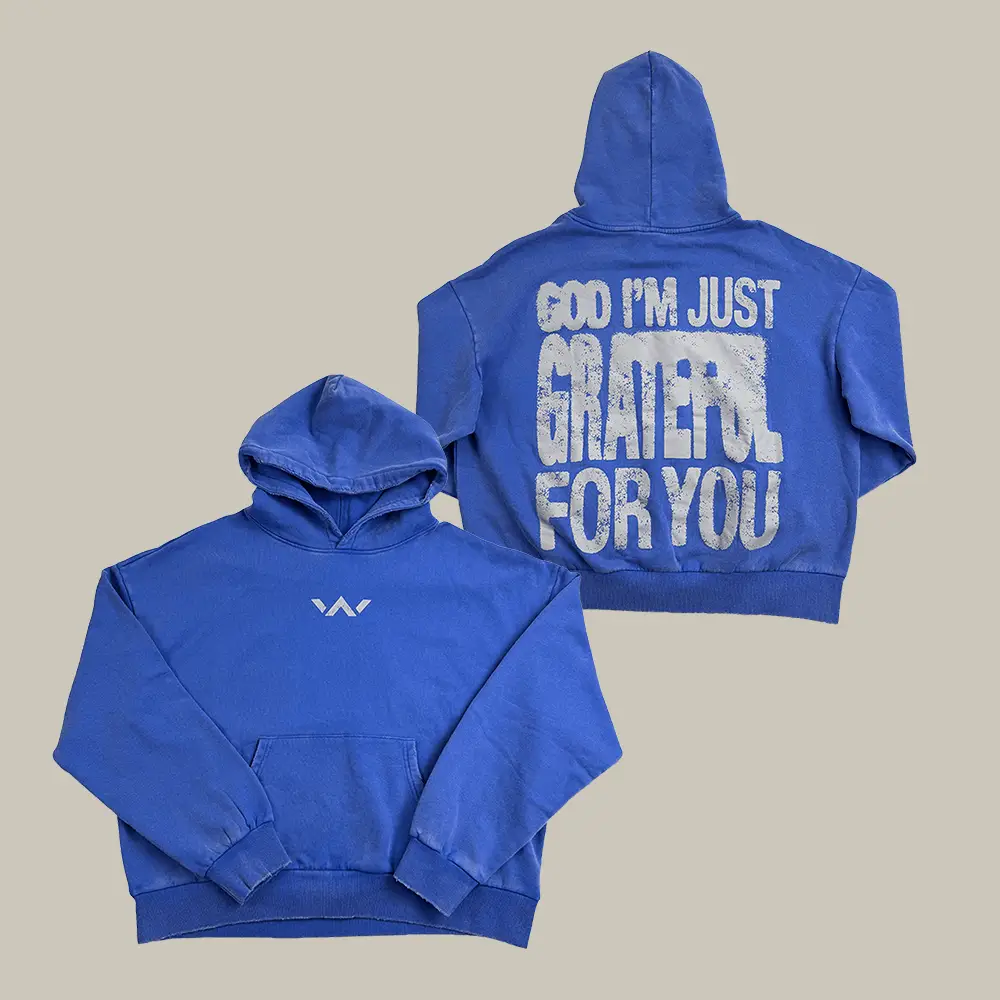 God I'm Just Grateful Hoodie Elevation Worship Hooded Sweatshirt Gift Idea For Fan