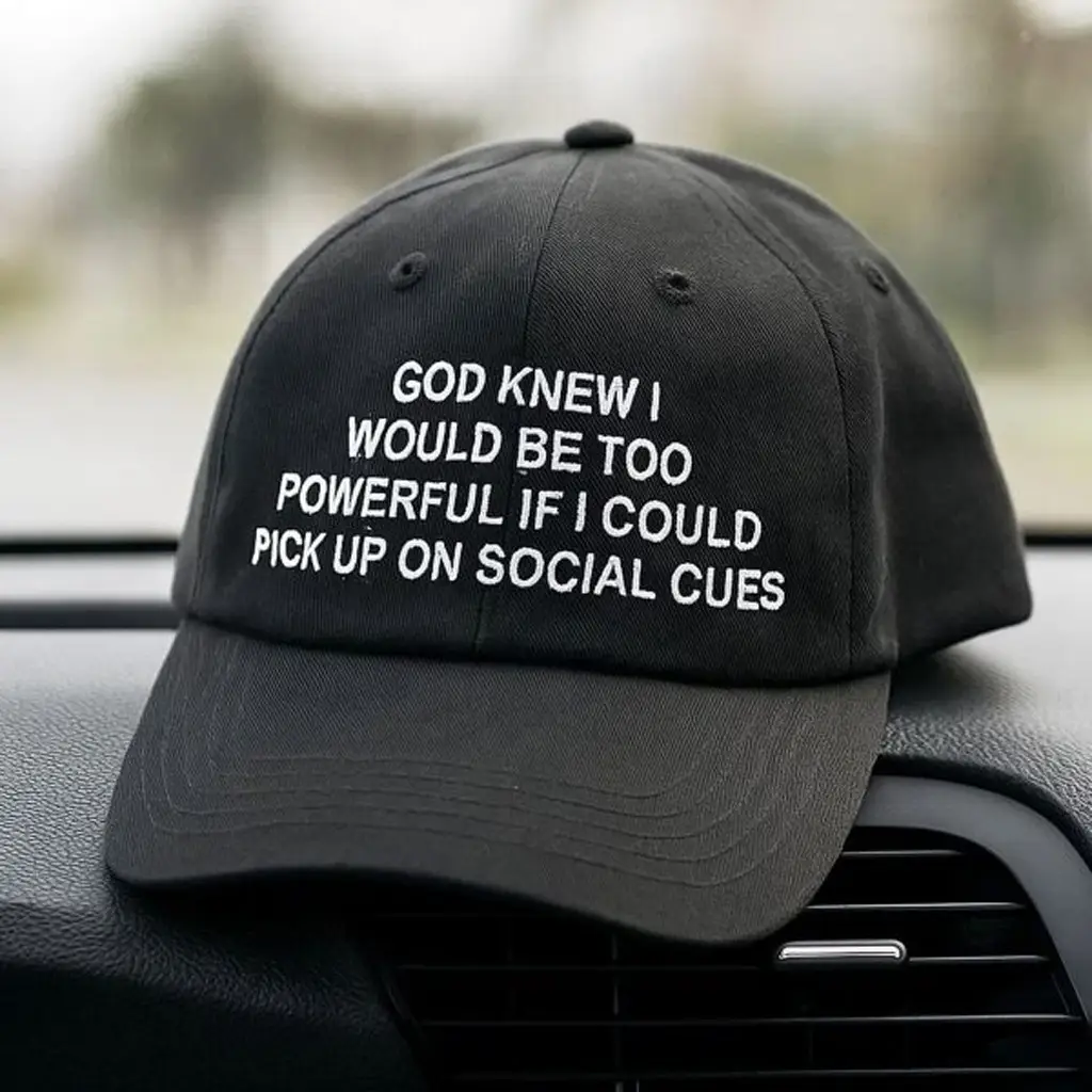 God Knew I Would Be Too Powerful Hat Embroidered Best Christmas Gifts For Husband - WearandDecor