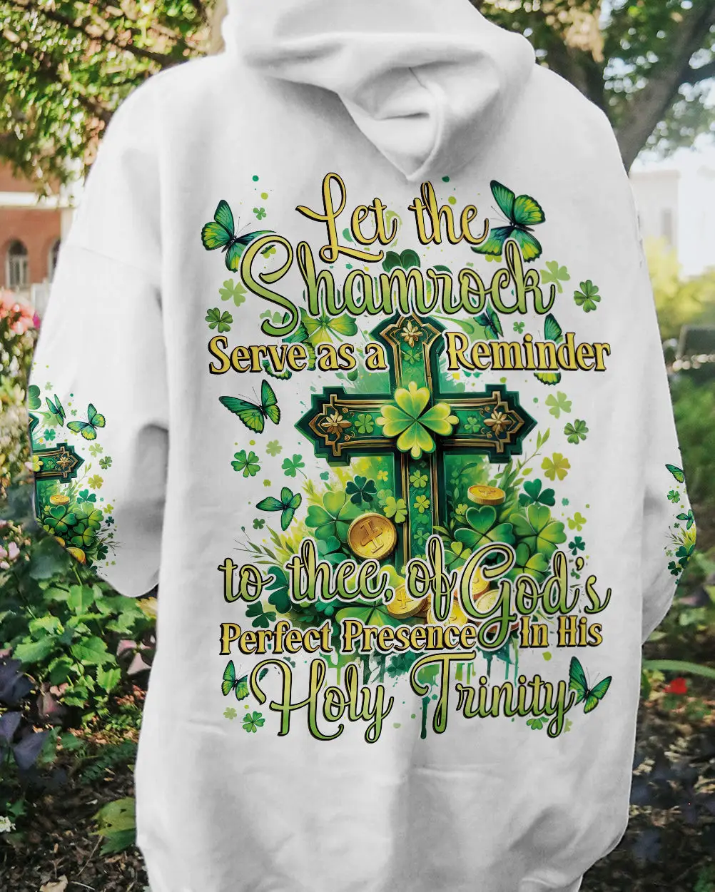 Gods Perfect Presence Patricks Day Hoodie Best Idea Gifts For Men