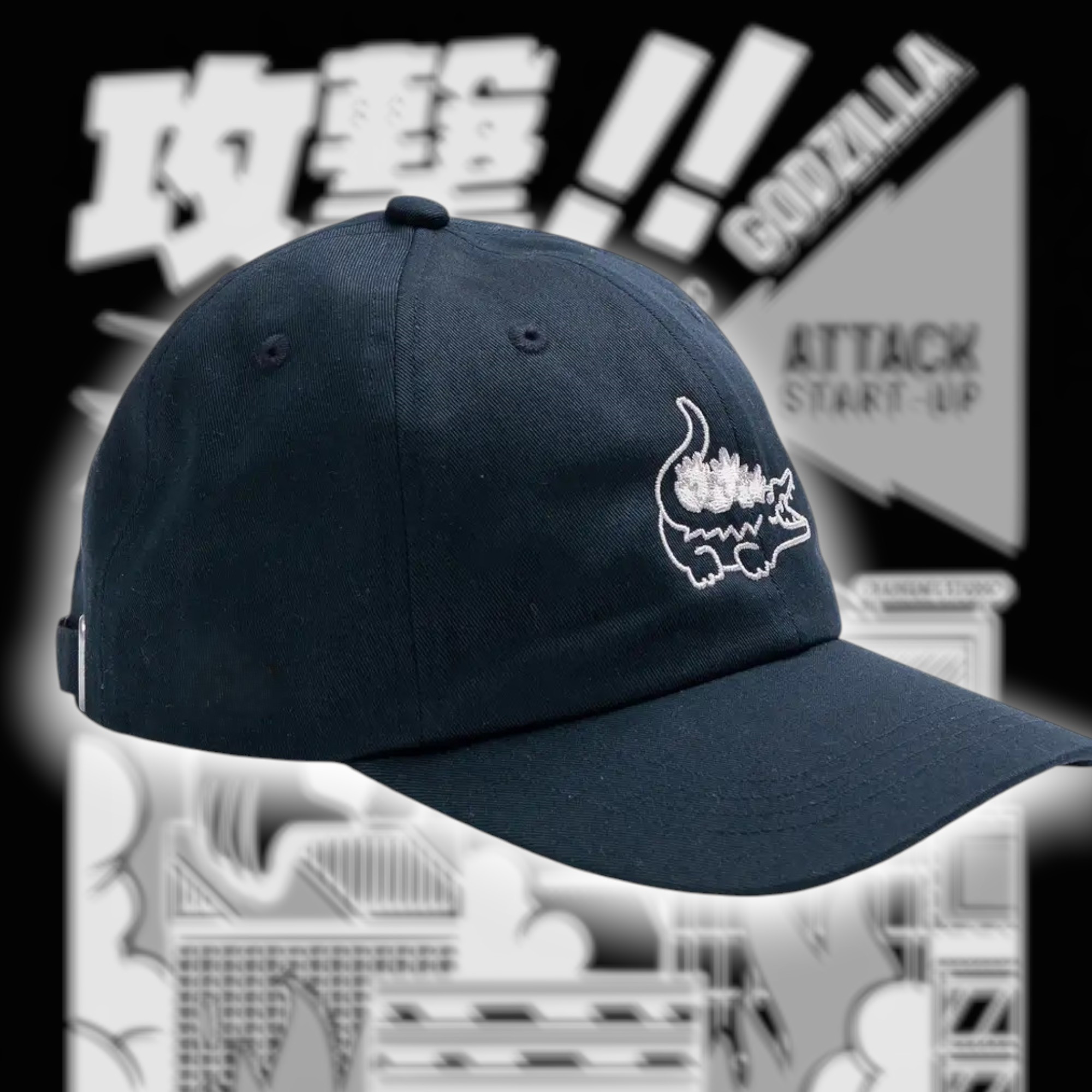 Godzilla X Lacoste Baseball Hat Crocodile Mens Ball Cap Top Father's Day Gifts