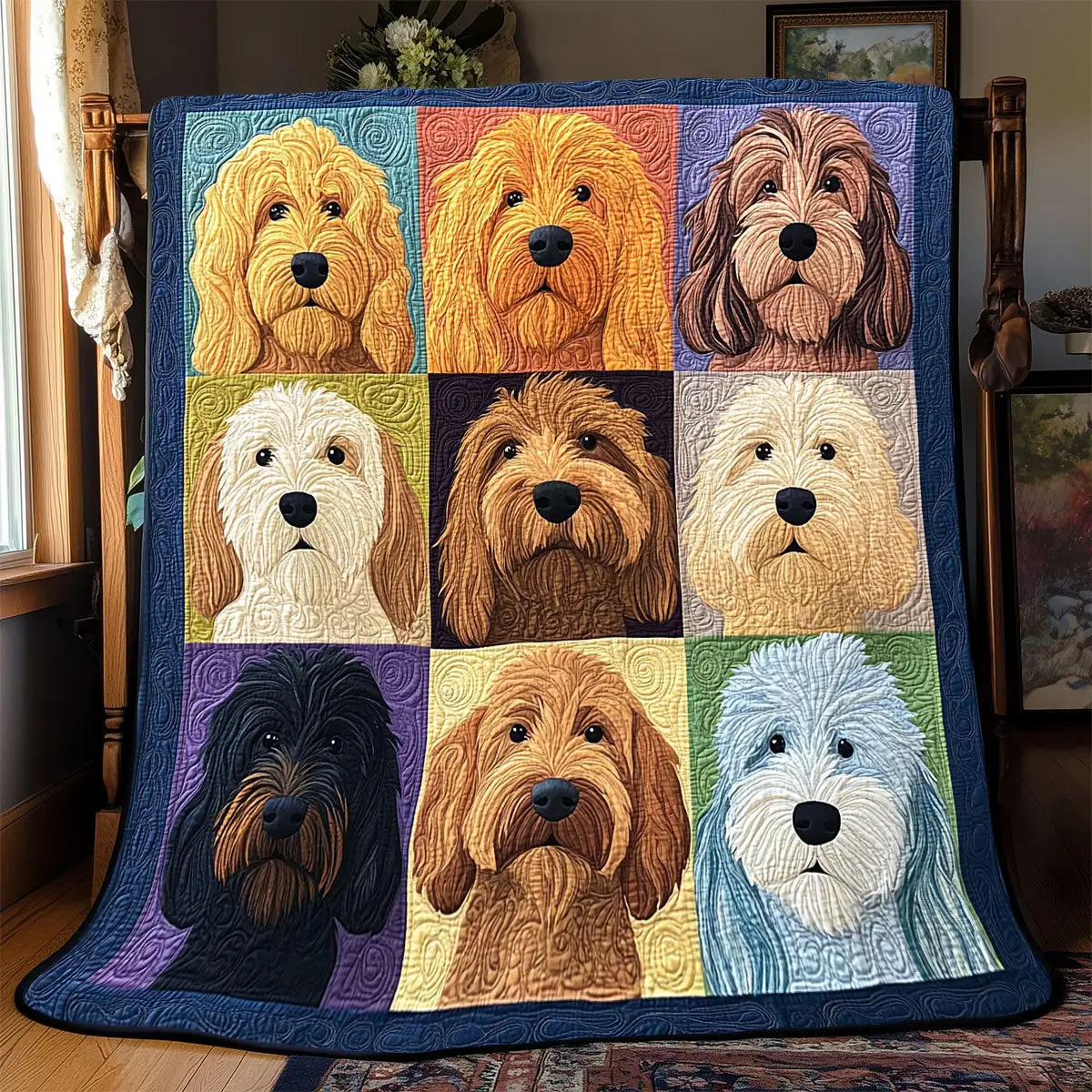 Golden Doddle Quilt Blankets Mothers Day Gift For Friends