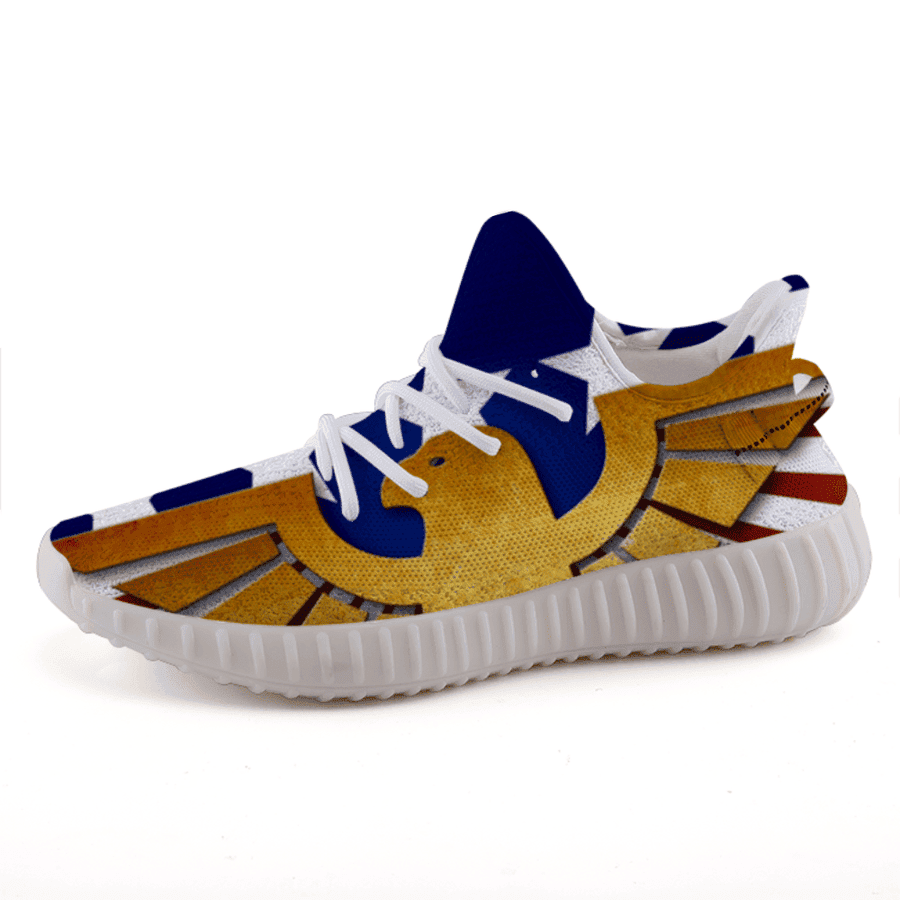 Golden Eagle American Flag Shoes America Patriots Sneakers 4Th Of July Gifts