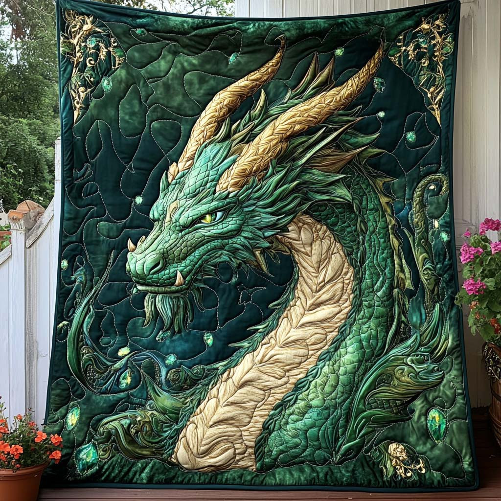 Golden Roar Quilted Blanket Sofa Couch Throw Blanket Elephant Related Gifts