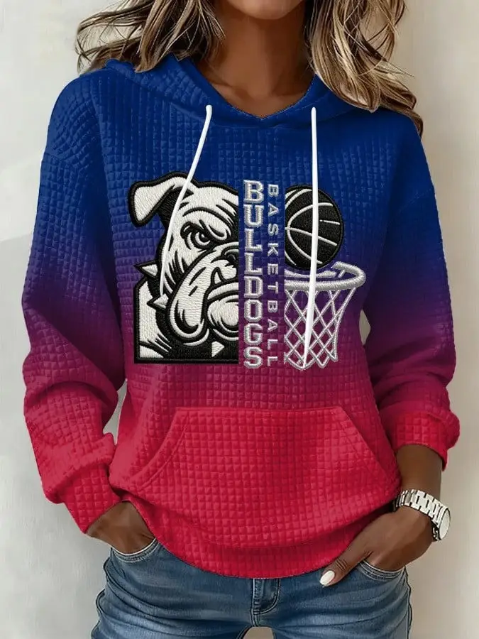 Gonzaga Bulldogs Basketball Hoodie Gonzaga Bulldogs Merch Game Day Apparel Best Gifts For Her