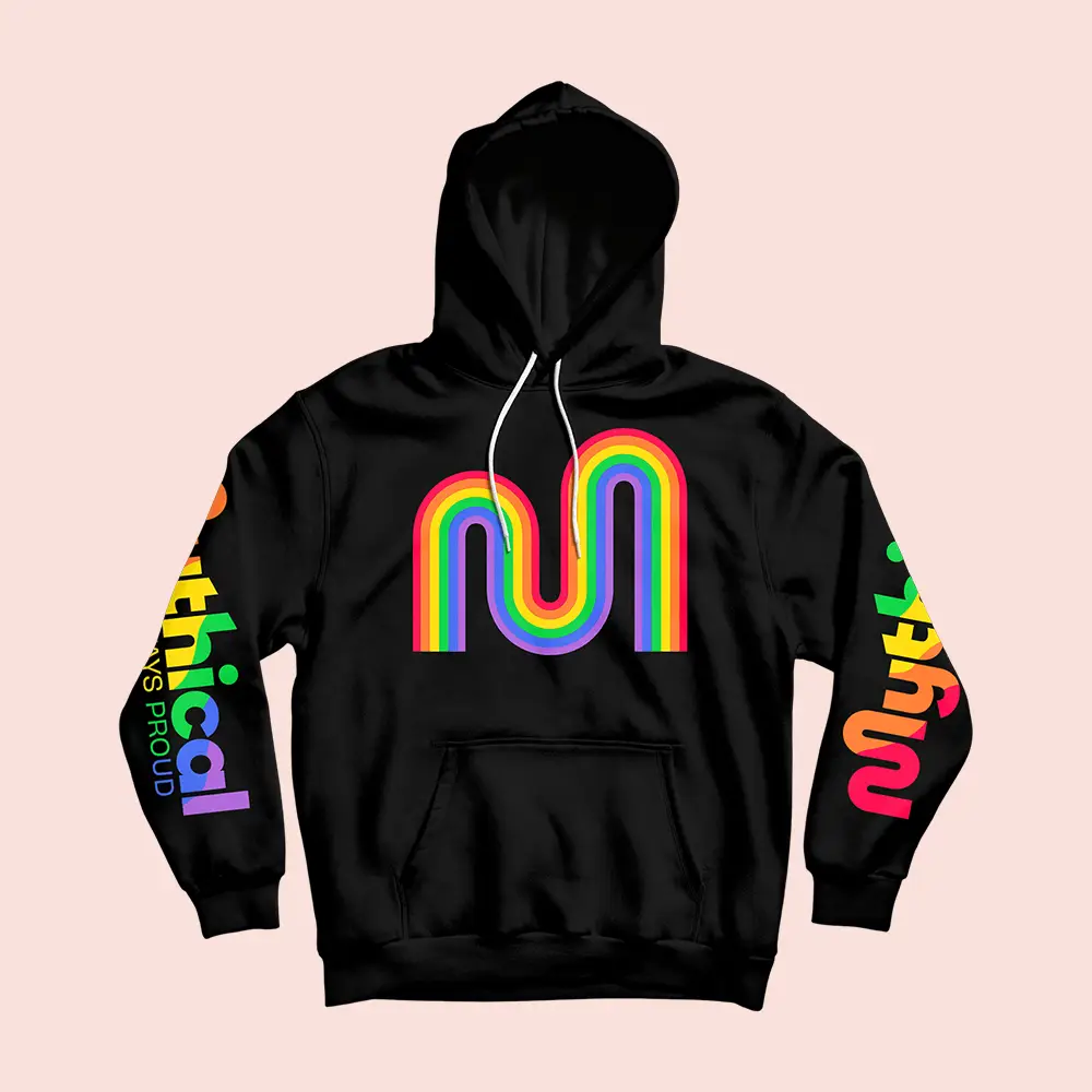 Good Mythical Morning Merch Always Proud Hoodie Black GMM Clothing Present For Fans