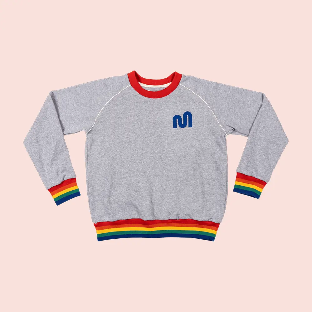 Good Mythical Morning Merch Always Proud Rainbow Stripe Sweatshirt Gifts For Fans