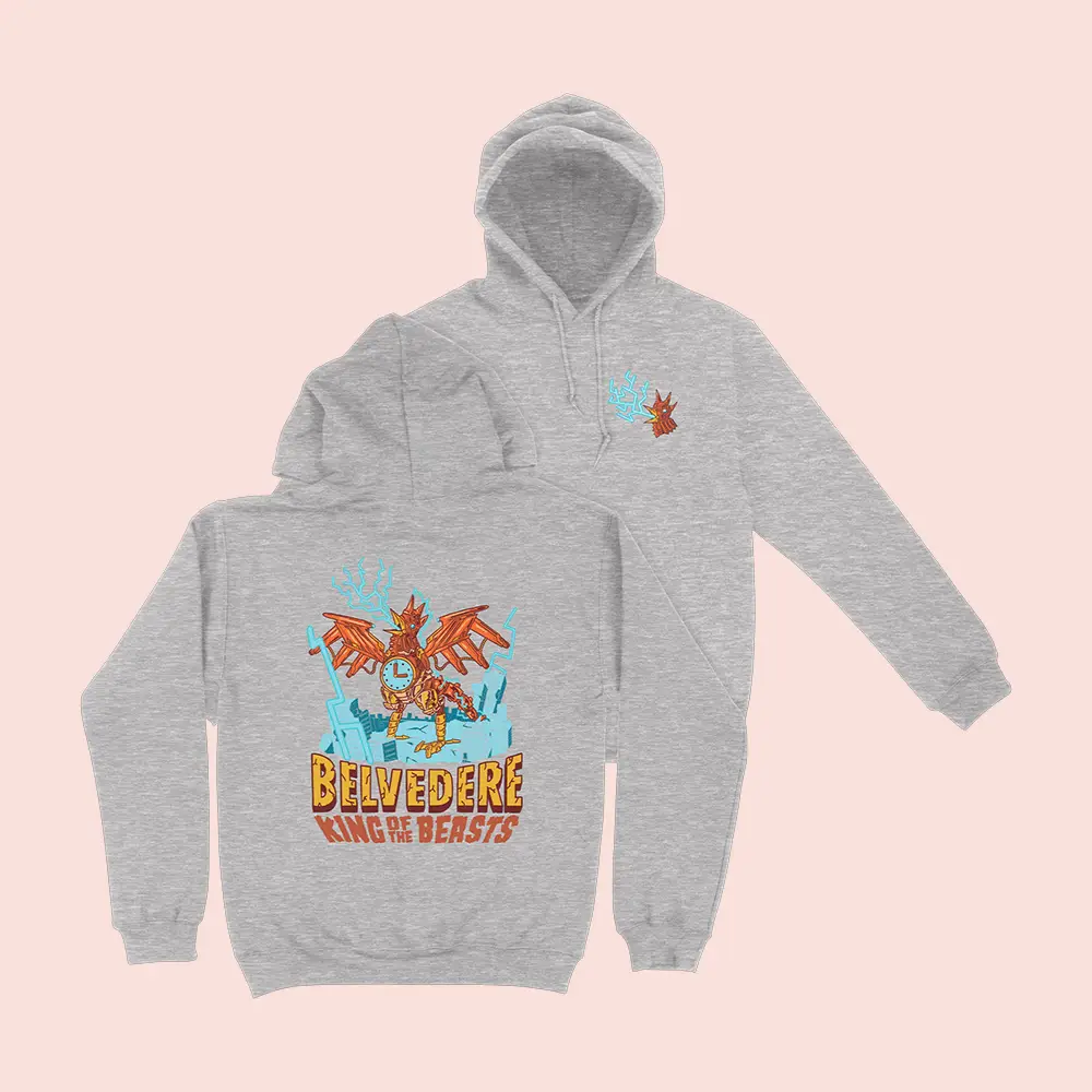 Good Mythical Morning Merch Clock Atrice Hoodie Belvedere King Of The Beasts GMM Merchandise