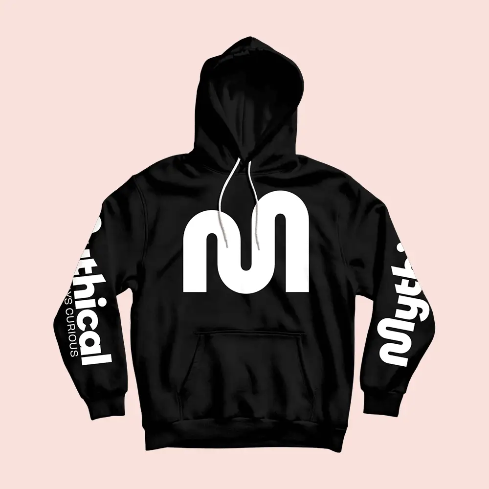 Good Mythical Morning Merch Mythical Always Curious Hoodie Black GMM Hoodie Gifts For Fans