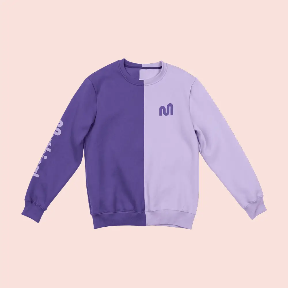 Good Mythical Morning Merch Mythical Colorblock Sweatshirt Good Mythical Morning Apparel Good Mythical Morning Merch Mythical Colorblock Sweatshirt Good Mythical Morning Apparel - Image 1