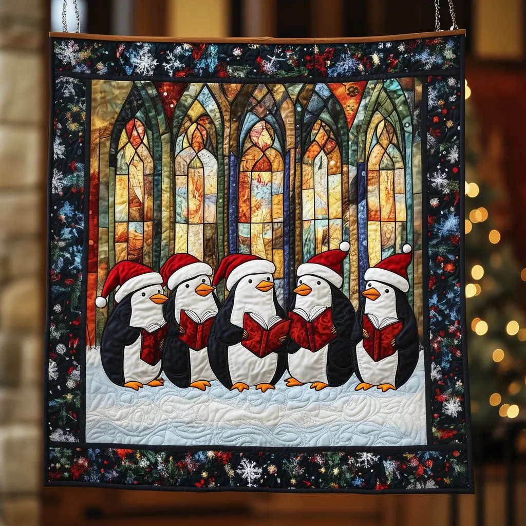Gothic Christmas Carol Quilt Lovely Quilt Blanket Gift for Holiday Celebrations