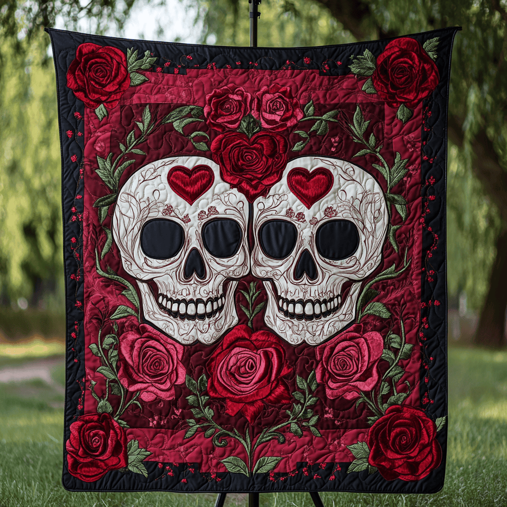 Gothic Romance Quilted Blanket Trendy Home Decor Gift Suggestions For Valentine's Day