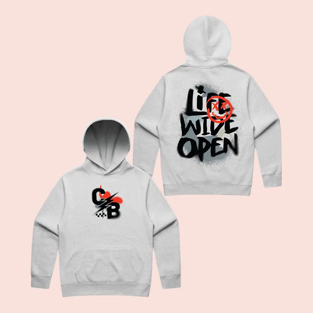 Graffiti CboysTV Hoodie Life Wide Open CboysTV Apparel Fan Gift For Boyfriend