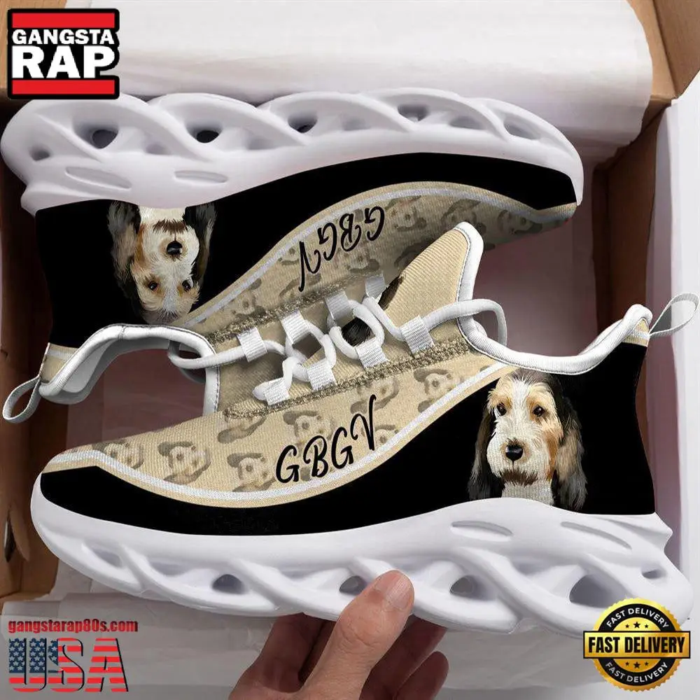 Grand Basset Griffon Vendeen Dogs Lover Air Max Shoes Air Cushion Sneakers, Running Sneakers
