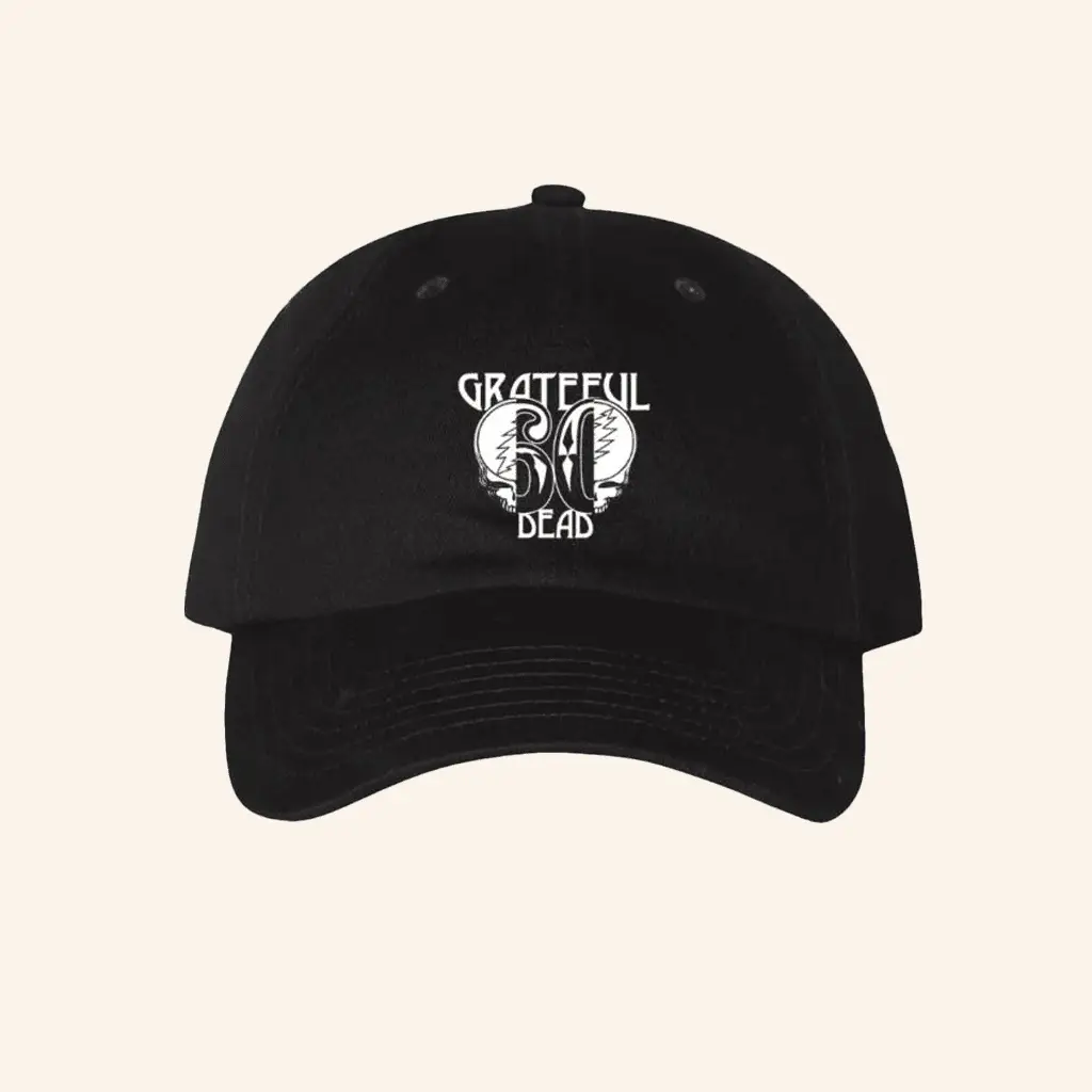 Grateful Dead Merch 60Th Anniversary Hat Best Gifts For Dad -WearandDecor