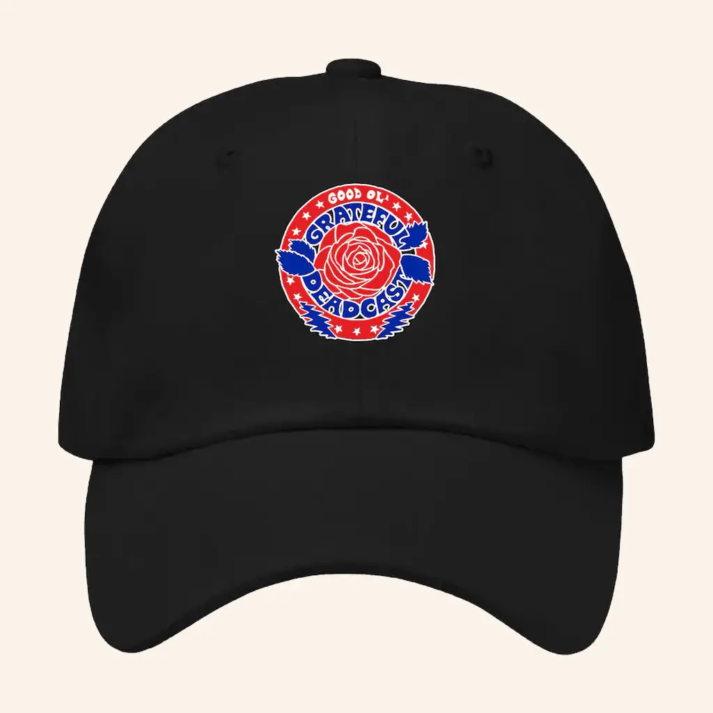 Grateful Dead Merch Embroidered Deadcast Hat Christmas Gift Ideas For Him -WearandDecor