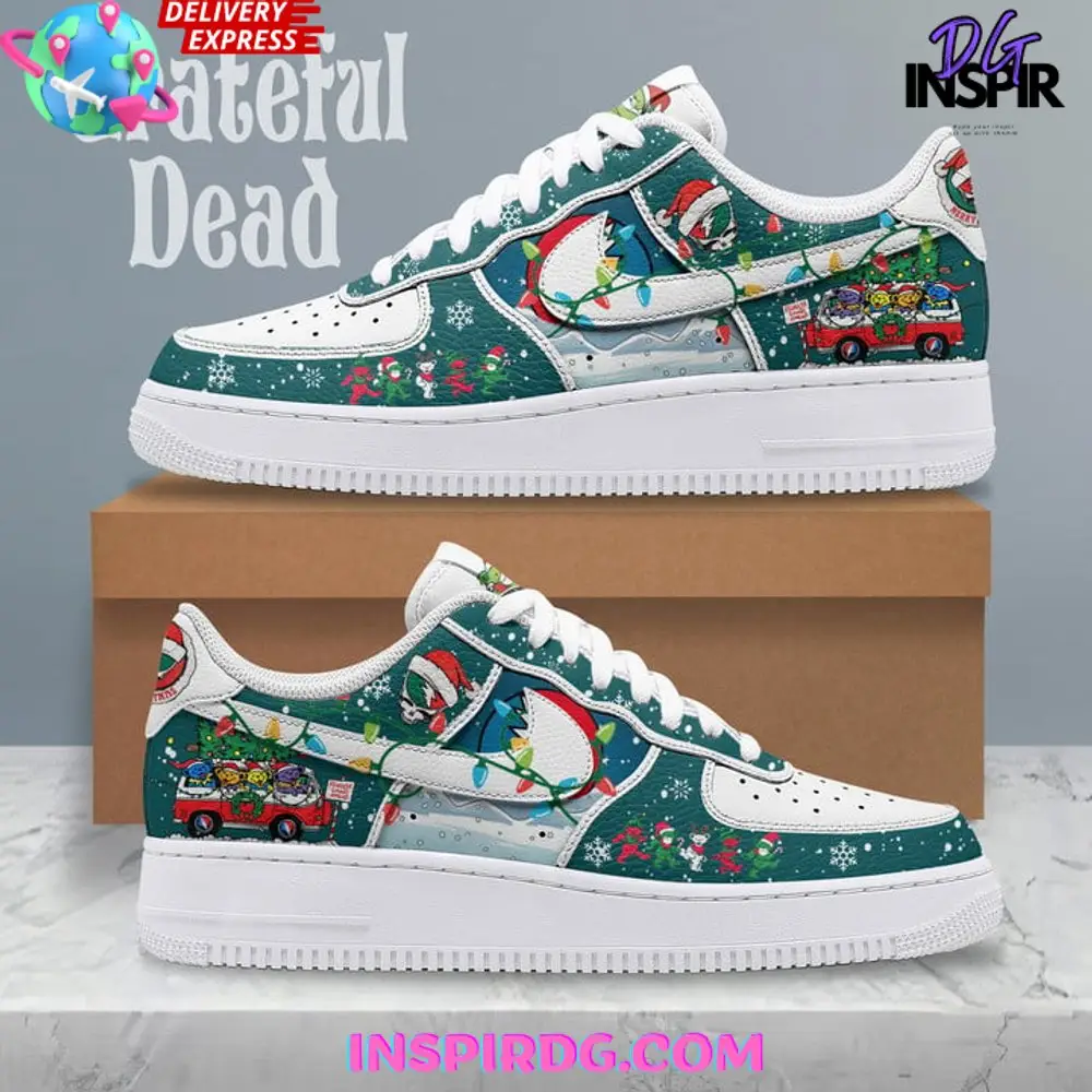 Grateful Dead Merry Christmas Limited Edition Air Force 1