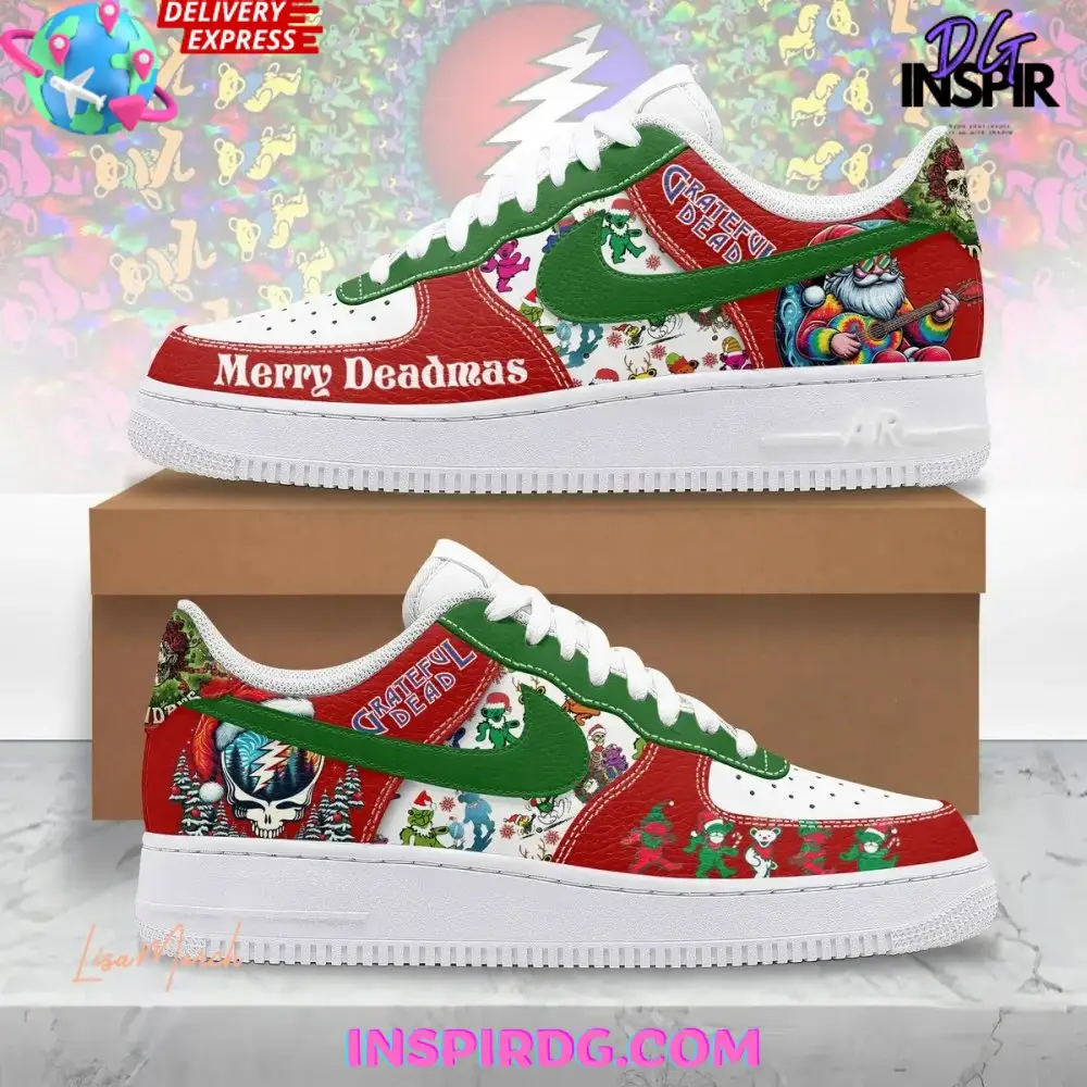 Grateful Dead Merry Deadmas Limited Edition Air Force 1