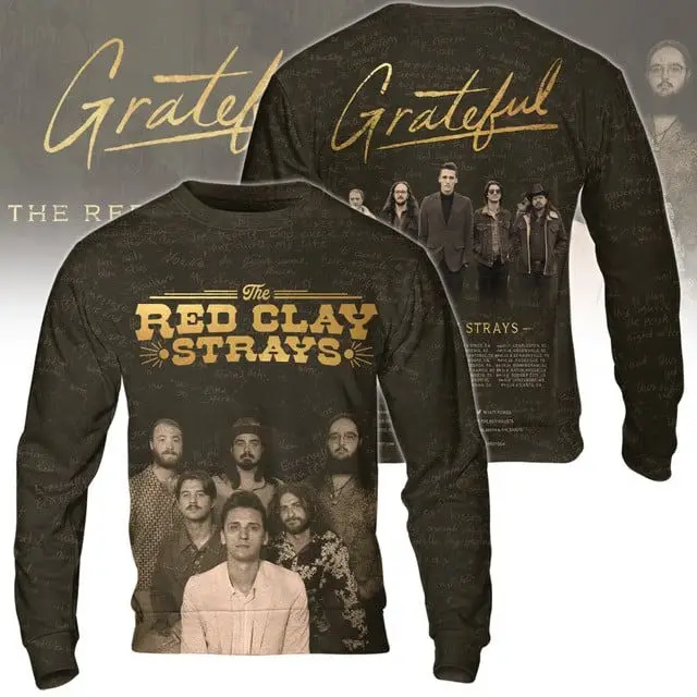 Grateful Merch Sweatshirt The Red Clay Strays Apparel Gift Ideas For Fans