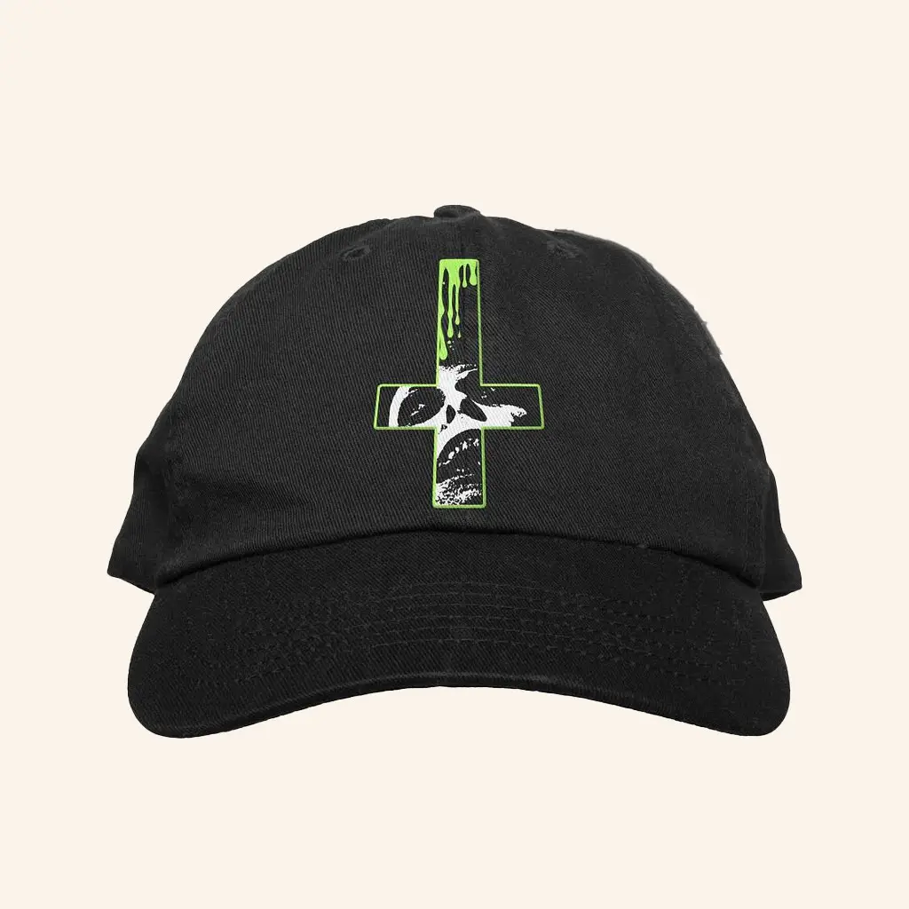 Graveyard Goods Merch Unclean Spirit Captain Howdy Embroidered Hat Keep Away The Sow Is Mine -WearandDecor