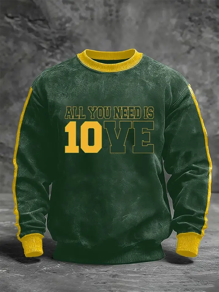 Green Bay Packers All You Need IS 10 Love Sweatshirt Football Merch Packers Gifts For Him