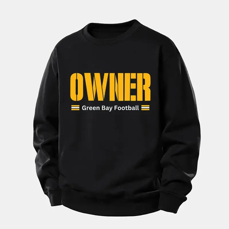 Green Bay Packers Football Owner Sweatshirt Game Day Apparel Best Gifts For Packers Fans