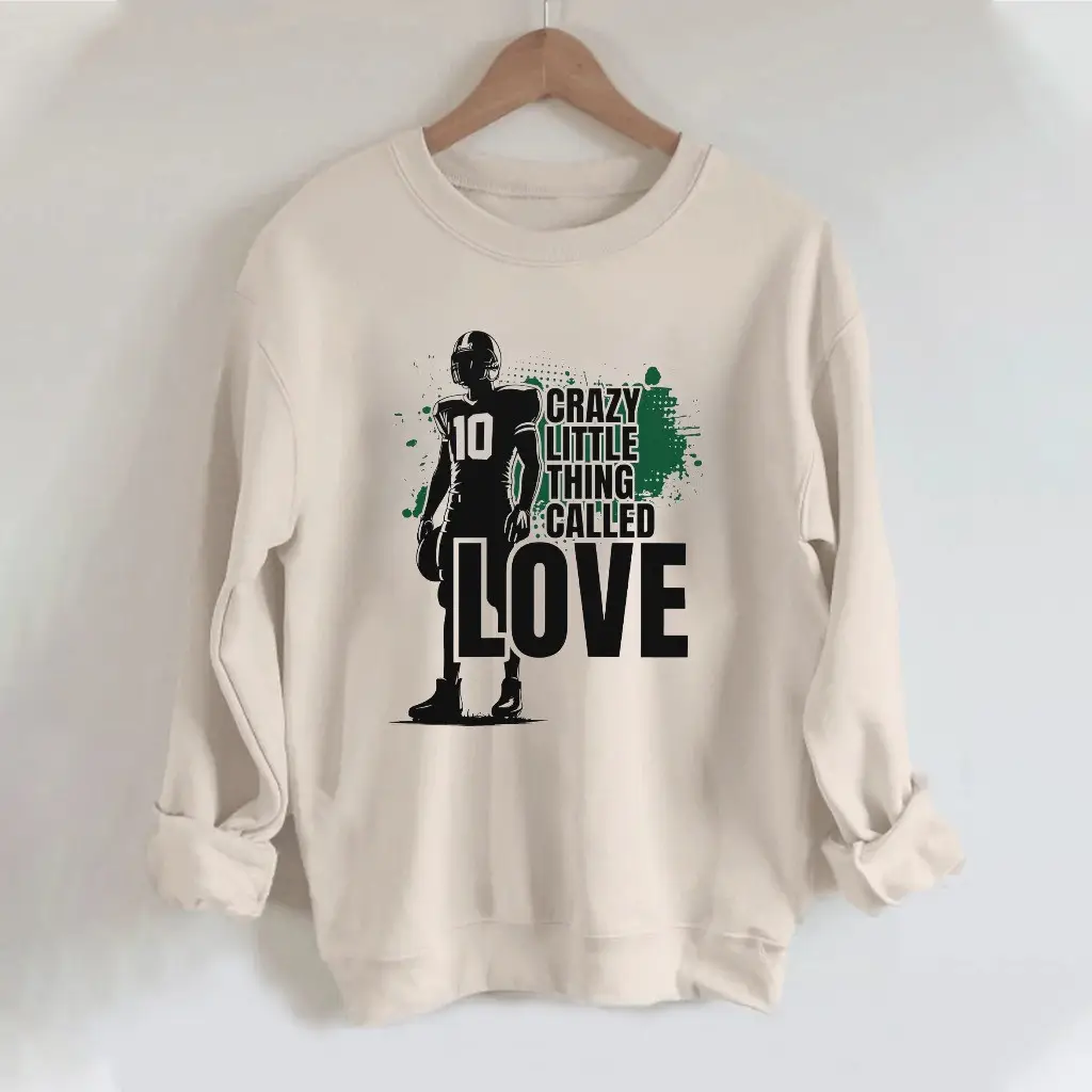 Green Bay Packers Jordan Love Crazy Little Thing Called Love Sweatshirt Gifts For Football Fans